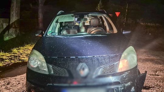 2 promile i kolizja. Niebezpieczna jazda w gminie Szlichtyngowa