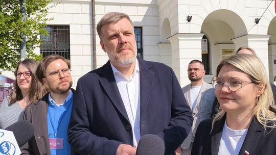 Adrian Zandberg w Głogowie: mocne słowa o służbie zdrowia