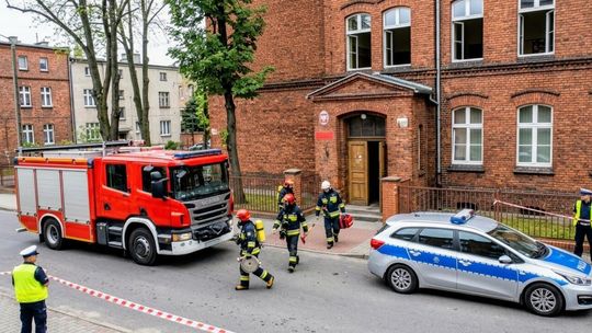 Alarm w Szkole Podstawowej nr 7 w Głogowie