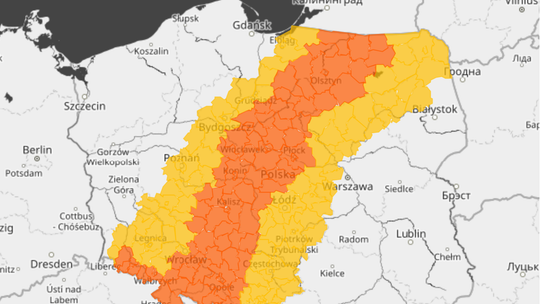 Alert IMGW dla powiatu głogowskiego. Mocne opady śniegu i śliskie drogi