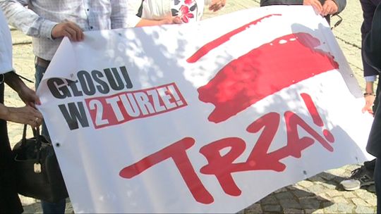 APELUJĄ O GŁOSY. Trwa walka o wyborców.