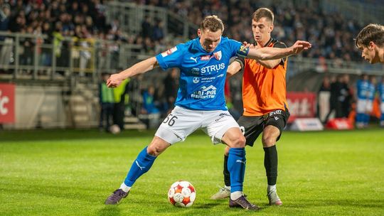 Betclic 1. Liga, 26.kolejka: Pogoń Siedlce - Chrobry Głogów 1-2