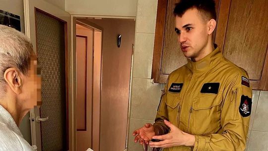 „Czadowa Straż” w Polkowicach. Pomoc trafiła do seniorki