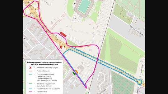 Czasowe utrudnienia dla pasażerów linii T Polkowice–Lubin