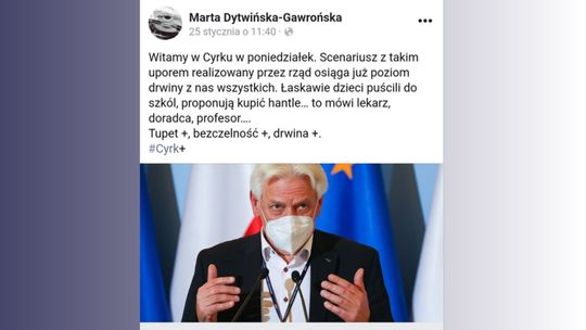 DLA RZECZNICZKI PREZYDENTA TO CYRK