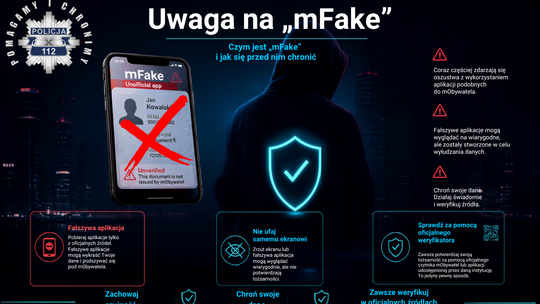 „Fake mObywatel” coraz większym zagrożeniem. Policja ostrzega