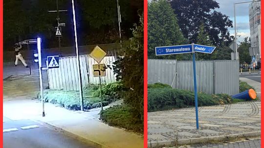 Głogów: Chciała popisać się siłą. Wszystko nagrały kamery