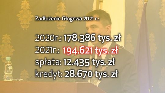 GŁOGÓW TONIE W DŁUGACH