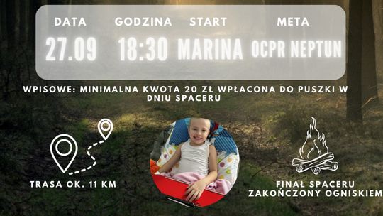 Głogów wspiera Adasia – dołącz do Spaceru Charytatywnego