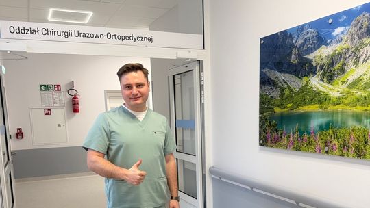 Głogowski Szpital wzmacnia ortopedię. Dołącza lek. Jakub Szczepański