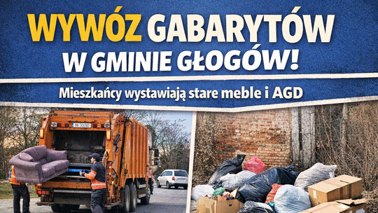 Gmina Głogów: odbiór odpadów wielkogabarytowych – sprawdź daty