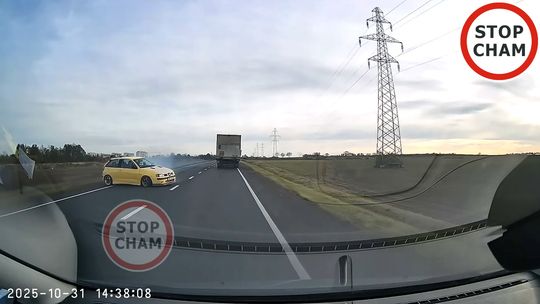 Groźna sytuacja na DW292 w Głogowie. BMW wyprzedzało „na czołówkę”