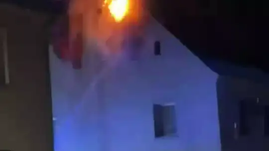 Groźny pożar kamienicy w Chocianowie