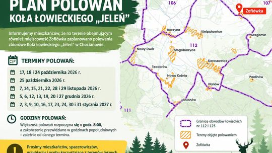 Grzybiarze i spacerowicze, uwaga! Oto terminy polowań zbiorowych