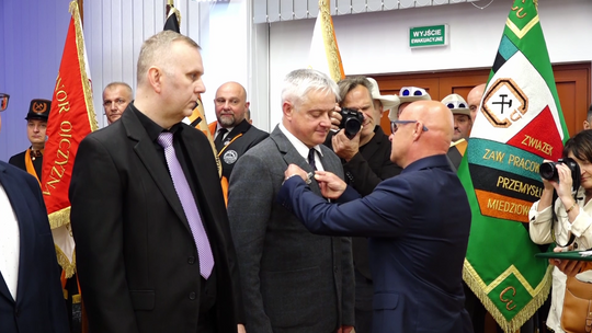Hutnicy odznaczeni za lata pracy