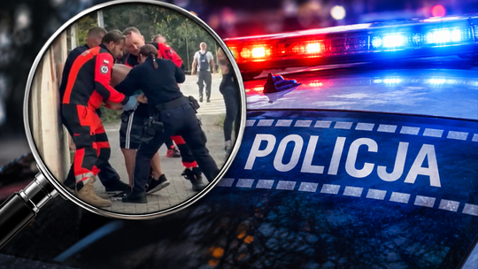 INTERWENCJA POLICJI W POLKOWICACH. NAGRANIE WYWOŁAŁO DYSKUSJĘ