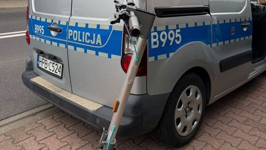 Jechał hulajnogą po alkoholu. Dostał mandat 2500 zł