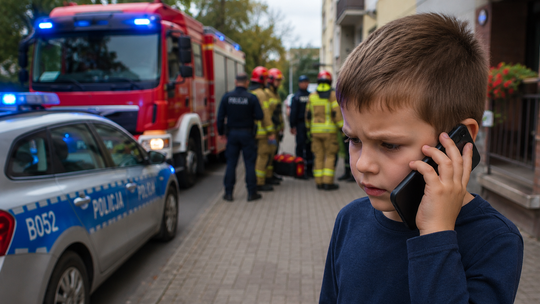 Kilkuletni głogowianin zadzwonił po pomoc. Finał zaskoczył służby