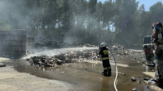 KOLEJNY POŻAR W POLKOWICACH