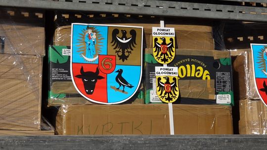 KOLEJNY TIR Z DARAMI OD GŁOGOWIAN 