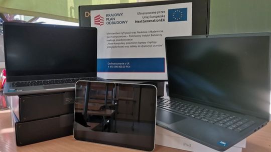 Laptopy i tablety dla uczniów. Szkoły w gminie Głogów z nowym sprzętem