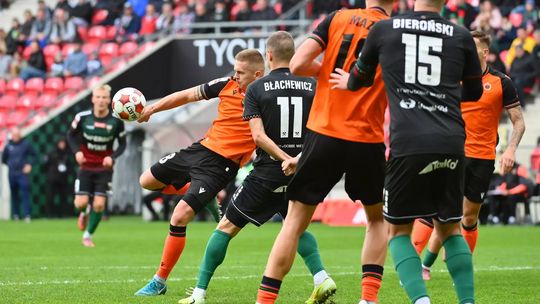 Chrobry był zdecydowanie lepszy od GKS-u w Tychach, ale wygrał tylko 1:0.