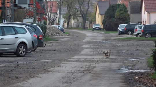 MAJĄ KANALIZACJĘ, ALE ZOSTAŁA DZIURAWA DROGA
