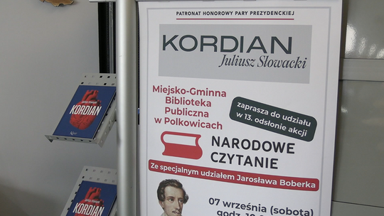 NARODOWE CZYTANIE Z „KORDIANEM” I GOŚCIEM SPECJALNYM