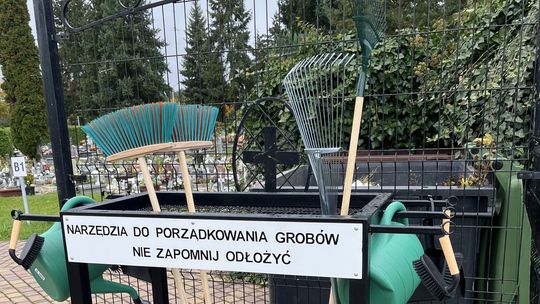 Narzędzia do porządkowania grobów - pomocna inicjatywa