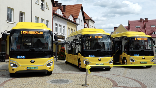 NOWE ELEKTRYCZNE AUTOBUSY W POLKOWICACH