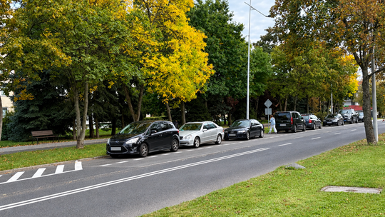 Nowe miejsca parkingowe przy ul. 3 Maja w Polkowicach