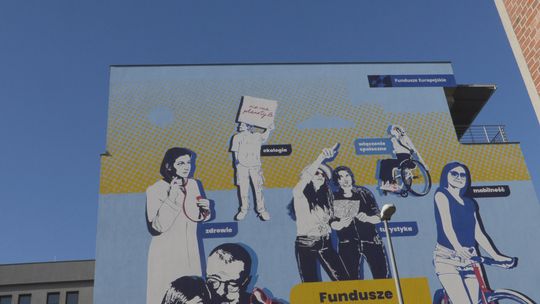 Nowy mural we Wrocławiu promuje fundusze UE dla Dolnego Śląska