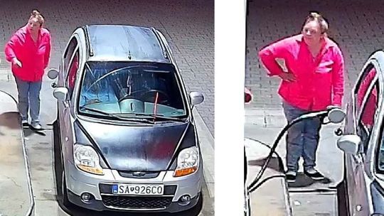Policja szuka kobiety. Kradzież paliwa na stacji w Szlichtyngowej