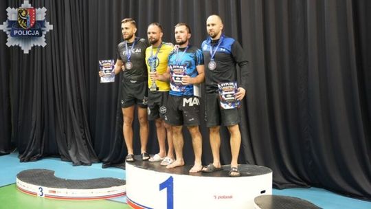 Policjant z Grębocic na podium! Zdobył brązowy medal w jiu-jitsu