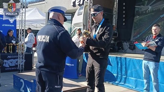 Policjant z Polkowic z medalem na 15 km w Kołobrzegu