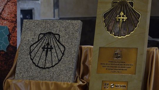 POŚWIĘCIŁ TABLICE SZLAKU ŚW. JAKUBA