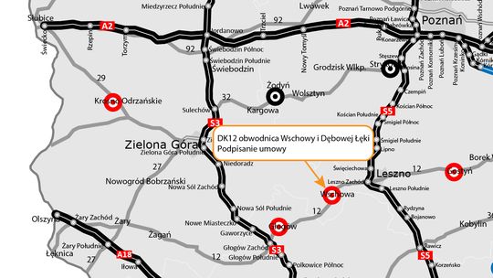 Powstanie obwodnica Wschowy w ciągu DK12. Wiemy, kiedy ruszą prace