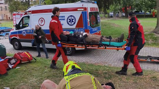Pożar, pościg i akcja na Odrze. Wielkie ćwiczenia służb w Głogowie