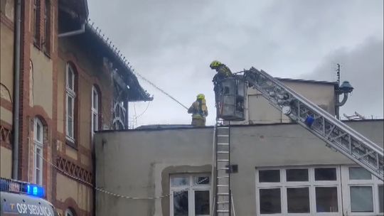 Pożar szpitala we Wschowie. Ewakuowano pacjentów!