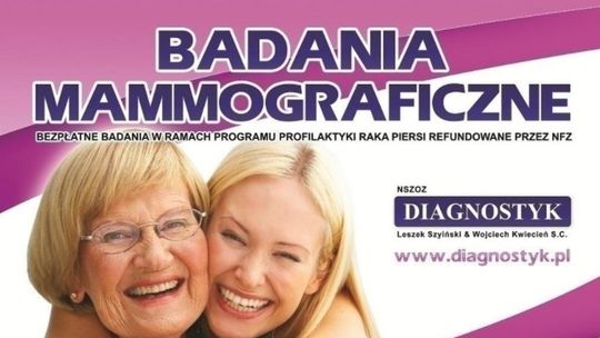 Profilaktyka raka piersi. Darmowa mammografia w Sławie
