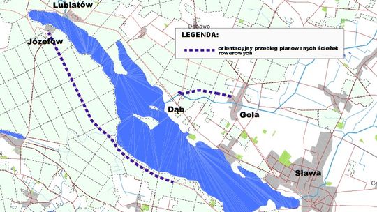 Radzyń–Józefów i Dąb–Gola z drogą rowerową. Jest przetarg