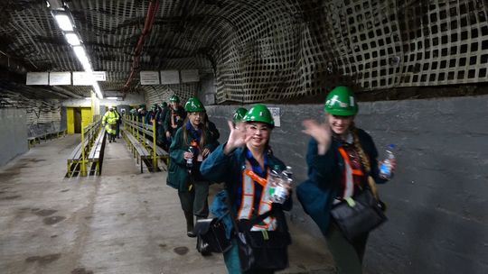 RODZINY GÓRNIKÓW ZG RUDNA POZNAŁY TRUD PRACY POD ZIEMIĄ