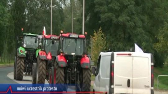 ROLNICY PROTESTOWALI W GŁOGOWIE