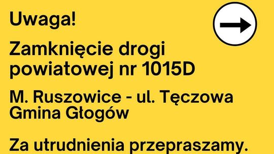 Ruszowice: Ulica Tęczowa zamknięta od 15 września do stycznia