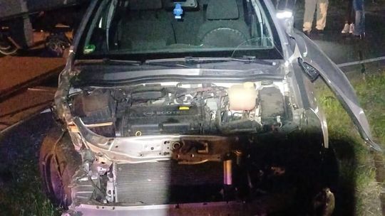 Sekundy od tragedii w Sobczycach. Pociąg uderzył w samochód osobowy