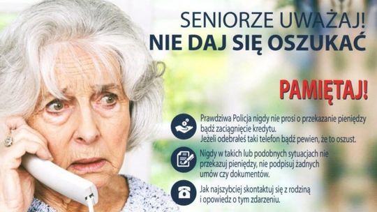 Seniorze bądź czujny. Policja przypomina o zasadach bezpieczeństwa