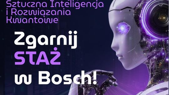 Staż w Bosch do wygrania podczas warsztatów o AI