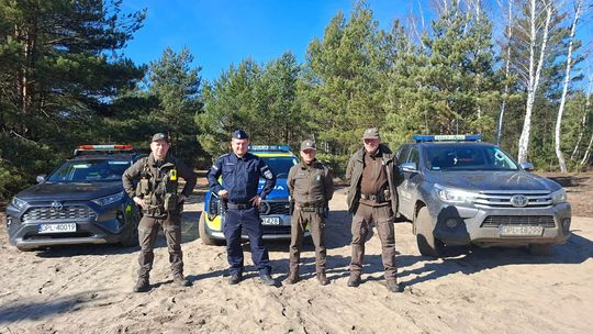 Straż Leśna i policja patrolowały lasy. Trwał sezon na zrzuty poroża
