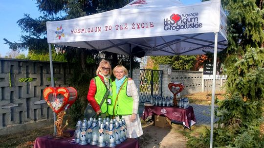 Święto Zmarłych w Głogowie: znicze i pomoc dla Hospicjum