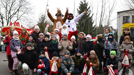Święty Mikołaj ruszył w trasę po gminie Sława Święty Mikołaj ruszył w trasę po gminie Sława